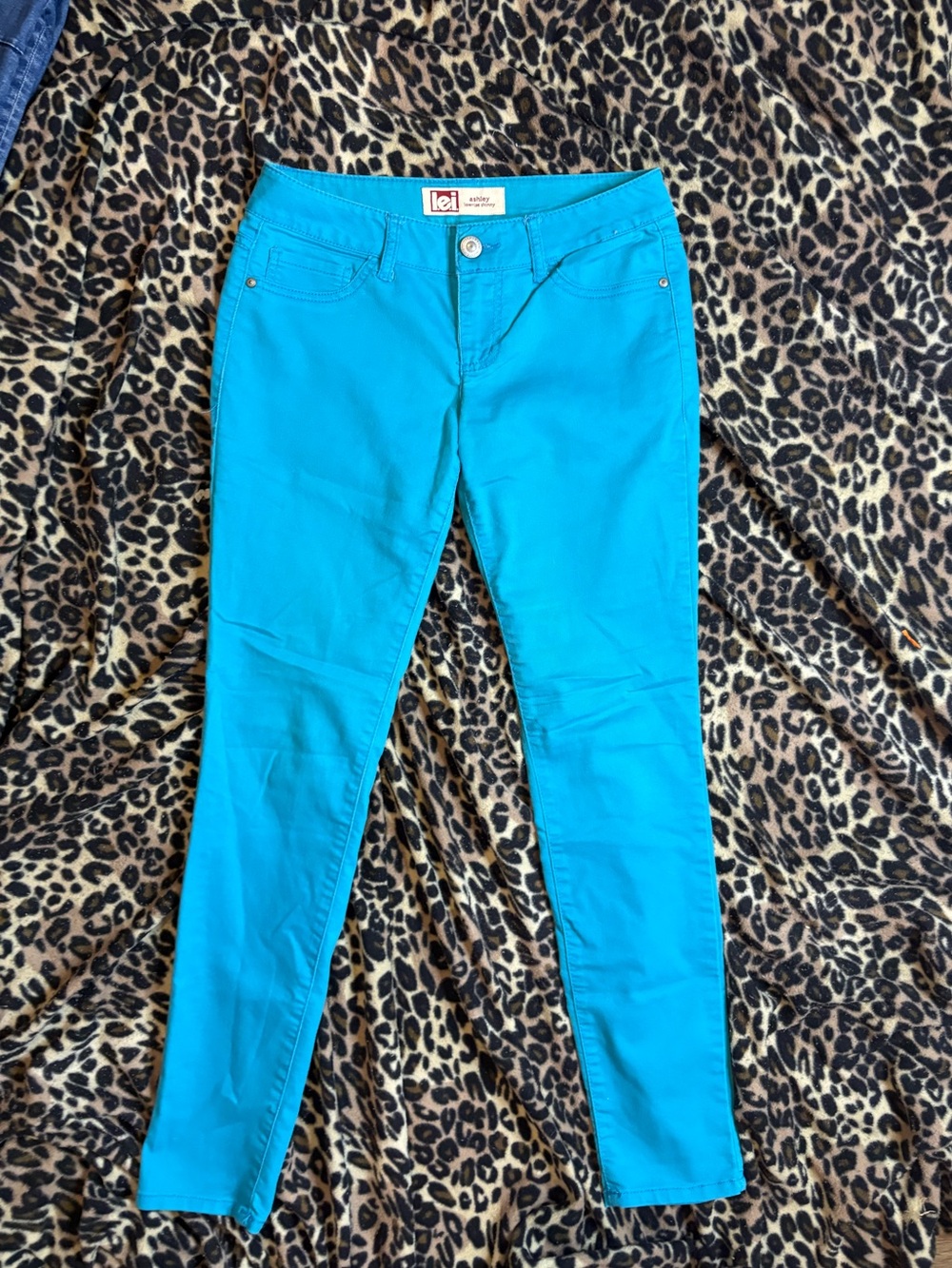 Y2K scene queen low rise core bright coloured jeans